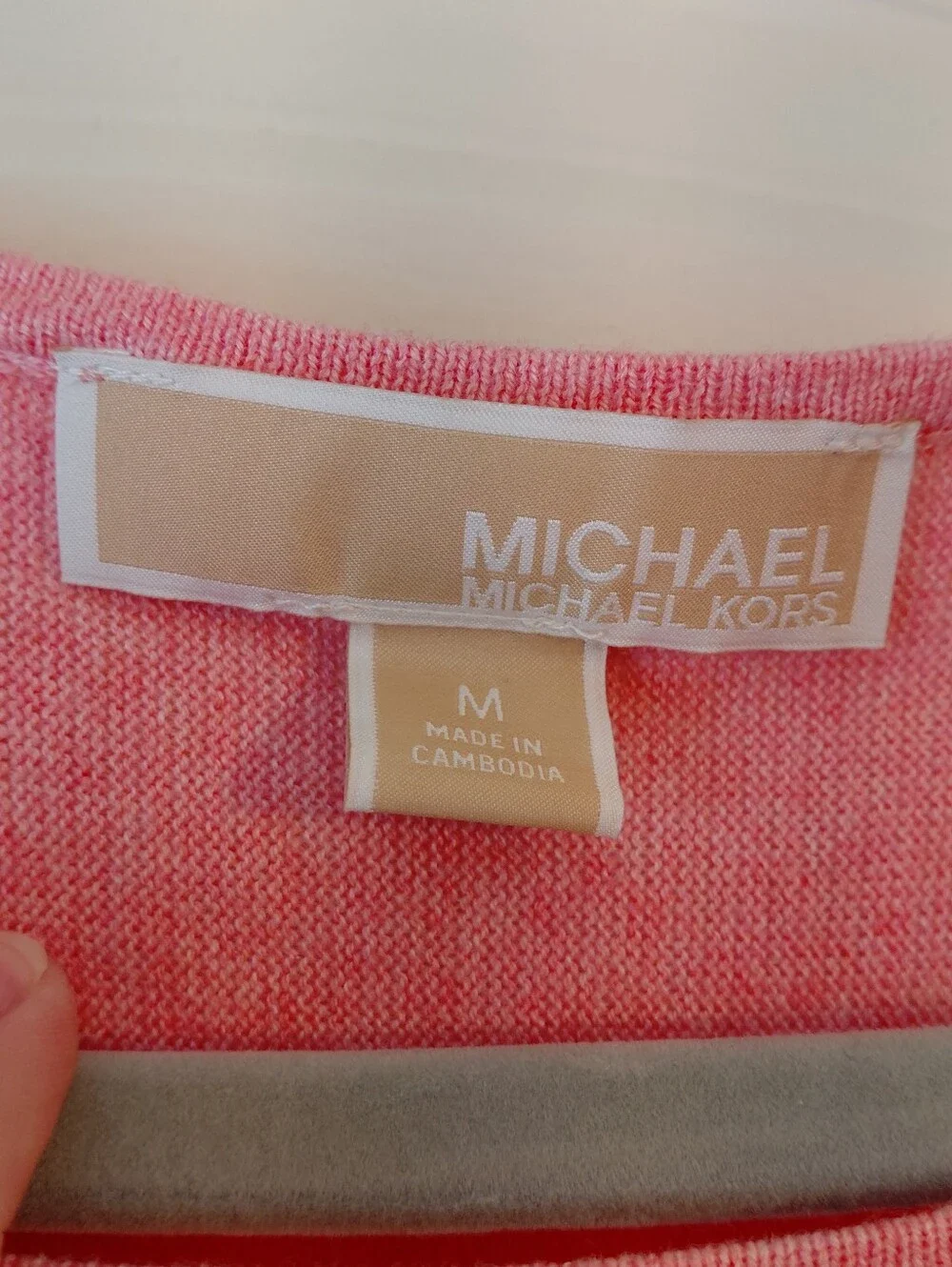 Michael Kors Soft Pink Knit Sweater